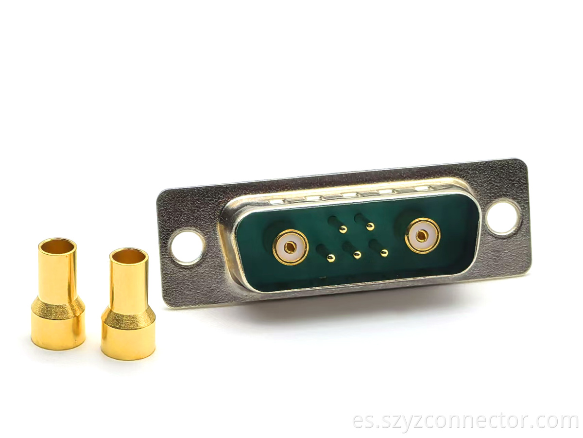 D-Sub High Current 7W2 Male Connector 7P